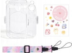 shumee Silikonski ovitek + nalepke + pašček za fotoaparat FujiFilm Instax Mini 12