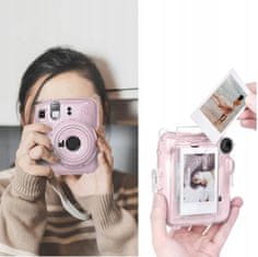 shumee Silikonski ovitek + nalepke + pašček za fotoaparat FujiFilm Instax Mini 12