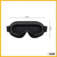 Korbi 3D-maska za spanje za popolno zatemnitve