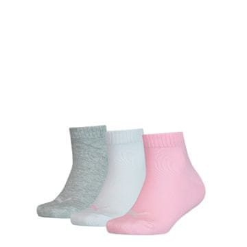 Puma Puma otroške nogavice QUARTER 3-PACK 90737518 velikost 23-26