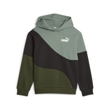 Puma Fantovska jopa s kapuco Puma POWER CAT FL zelena 67423231 velikost 128