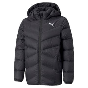 Puma Puma PACKLITE DOWN fantovska jakna s kapuco črna 58956501 velikost 128