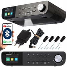 Blow FM LED viseči kuhinjski radio LCD Bluetooth DAB+ črn