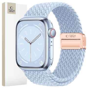 Tech-protect TECH-PROTECT NYLONMAG APPLE WATCH 6 / 7 / 8 / 9 / 10 / SE (40 / 41 / 42 MM) BABY BLUE