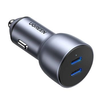 Ugreen UGREEN AVTO POLNILEC 2X USB-C 36W ZA SAMSUNG HUAWEI