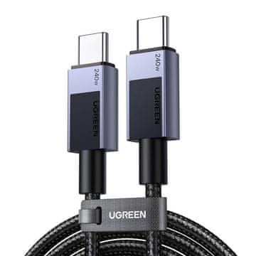 Ugreen Ugreen polnilni kabel USB-C na USB-C PD L513 (siv) 2 m