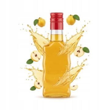 shumee Steklena valovita steklenica 200 ml za vino, liker, sok, sirup, olivno olje, poroko 0,2 l