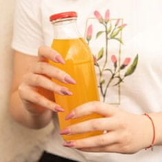 BE 45x steklenic KUBUŚ 500 ml za sok, sirup za sok, steklenica 0,5 l
