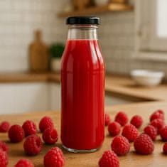BE 45x steklenic KUBUŚ 500 ml za sok, sirup za sok, steklenica 0,5 l