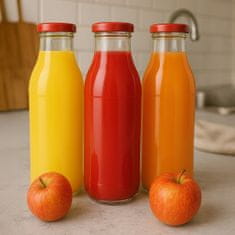 BE 45x steklenic KUBUŚ 500 ml za sok, sirup za sok, steklenica 0,5 l