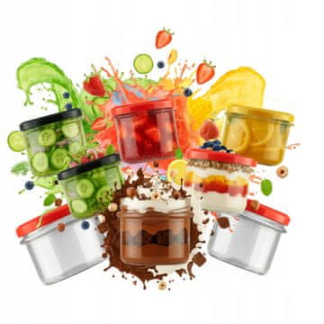 shumee 15x stekleni kozarec 235 ml medena marmelada gobja pašteta kozarci za konzerve 235 ml
