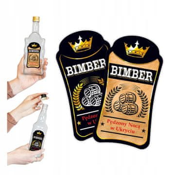 shumee 10X PREMIUM ETIKET ZA nalepke za steklenice VODKE, ALKOHOLA, MOONSHINE