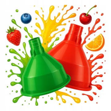shumee Velik plastični lijak za demižone, balone, kadilce, vino in domače žgane pijače