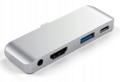 shumee Adapter 4w1 HUB USB-C 3.0 HDMI 4K JACK za iPad Pro