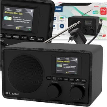 Blow Prenosni LCD kuhinjski radio FM DAB+ RK5 bluetooth črn