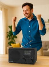 Blow Prenosni LCD kuhinjski radio FM DAB+ RK5 bluetooth črn