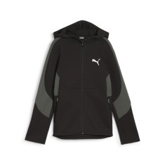 Puma Fantovska jopa s kapuco Puma EVOSTRIPE FULL-ZIP DK črna 67919601 velikost 140