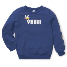 Puma Puma otroška jopa SMALL WORLD CREW TR modra 67013116 r 92