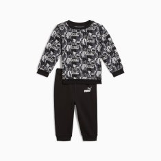 Puma Fantovski komplet trenirke Puma MINICATS AOP FL črne barve 68332701 r 104