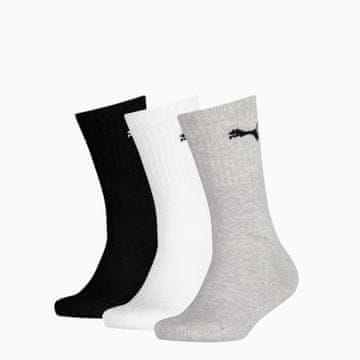 Puma Puma JUNIOR SPORT CREW 3-PAK otroških nogavic 90795803 velikost 27-30