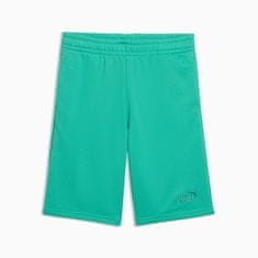 Puma Puma ESS SMALL NO.1 LOGO TR fantovske kratke hlače zelene barve 69297440 velikost 140