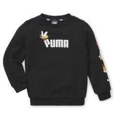 Puma Puma otroška jopa SMALL WORLD CREW TR črna 67013101 velikost 104