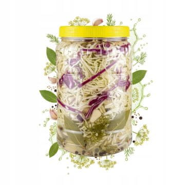 shumee 3-litrska plastična posoda VEČNAMENSKI KOZAREC za tinkture in hrano