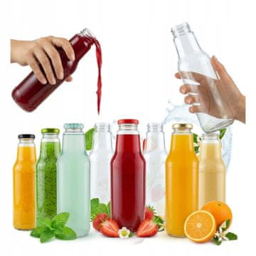 shumee 40x stekleničke za sok Winnie the Pooh 750 ml steklenička za sok in mleko + pokrovček