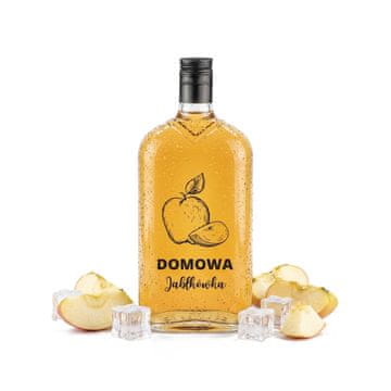 shumee Steklenica s klasičnim potiskom 500ml domači jabolčni liker za tinkture vinski sok 0,5L