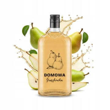 shumee Klasična 500 ml steklenica s potiskom za domači hruškov liker za poročno darilo