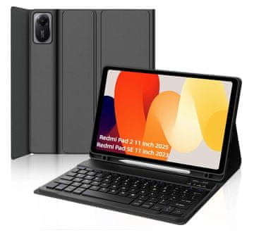 shumee BREZŽIČNI BLUETOOTH OVITEK IN TIPKOVNICA za XIAOMI REDMI PAD 2 11 11" 2025