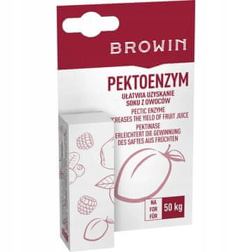 Browin Pektoenzim 10 ml - encim za sokove in vina, olajša stiskanje in bistrenje