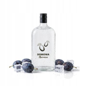 shumee Klasična steklenica 500 ml s potiskom, domače slivovo žganje za mesečino