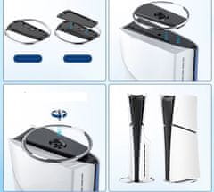 shumee Stojalo Navpično stojalo s pokrovom za PlayStation 5 PS5 FAT / Slim / Pro