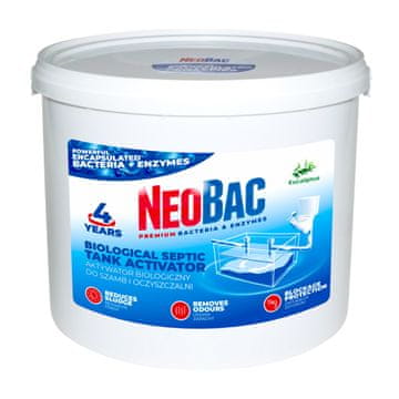 shumee NeoBac 5 kg aktivator za greznice in čistilne naprave, POLNILNO