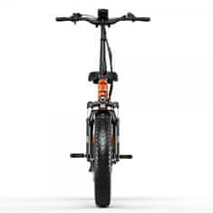 Eletronbike OD20 zložljivo električno kolo, oranžno