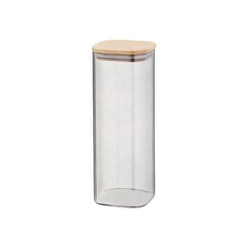 Kela Steklena posoda za hrano KL-10779 glass / wood NEA 2 l