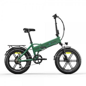 Eletronbike OD20 zložljivo električno kolo, zeleno