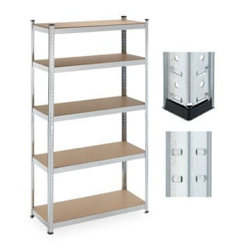 Northix Velike robustne police s 5 nivoji