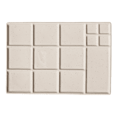 shumee VELIKA KERAMIČNA SLIKARSKA PALETA ZA BARVE VELIKA SLIKARSKA PALETA 19x13cm
