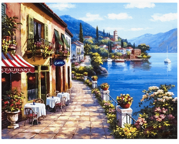 shumee SLIKA PO ŠTEVILKAH 40x50 cm Z OKVIRJEM 350g/m² SLIKA PO FOTOGRAFIJI