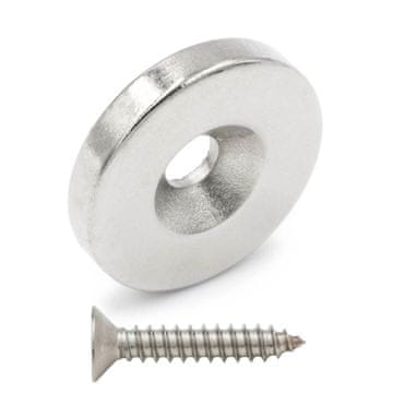 shumee NEODIMSKI MAGNET Z LUKNJO ZA VIJAK 16x3 mm, OKROGEL, VALJAST, HUNTER