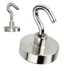 MAGNETNI KAVELJ 25x8 mm MOČAN MAGNET, LOVSKI OBEŠALNIK, NOSILNOST 22 KG