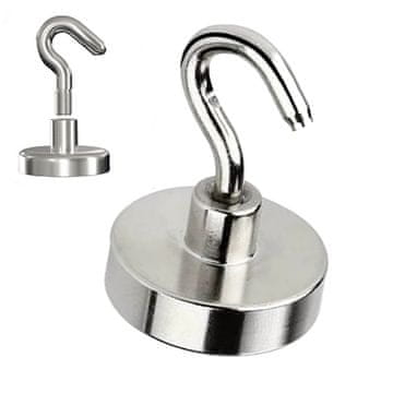 shumee MAGNETNI KAVELJ 42x8mm MOČAN MAGNET, LOVSKI OBEŠALNIK, NOSILNOST 68KG