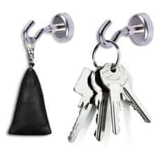 shumee MAGNETNI KAVELJ 25x8 mm MOČAN MAGNET, LOVSKI OBEŠALNIK, NOSILNOST 22 KG
