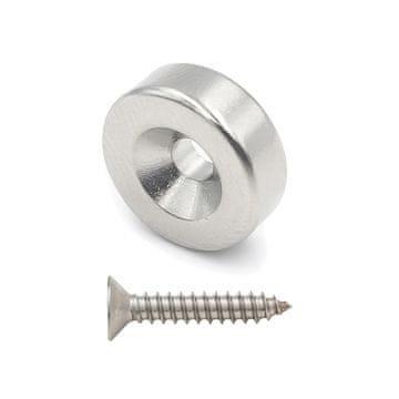 shumee NEODIMSKI MAGNET Z LUKNJO ZA VIJAK, OBROČ, CILINDR 14x5 mm - HUNTER