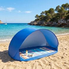Trizand Pop-up šotor za plažo z UV zaščito 220x120x100 cm