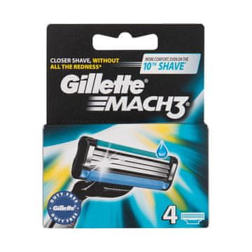 Gillette Mach3 nadomestne britvice 4 kos za moške
