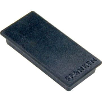 Franken Komplet magnetov, 23 x 50 mm, črne barve, 10 kosov