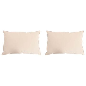 Vidaxl Vzglavnik 2 szt. Bež 50 x 70 cm Kapok Svinčnik